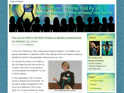 We’re extremely thrilled to announce the launch of Tami Briggs’ new book, Women as Healers: Voices of Vibrancy, and the website Marketing Eco created for Tami...