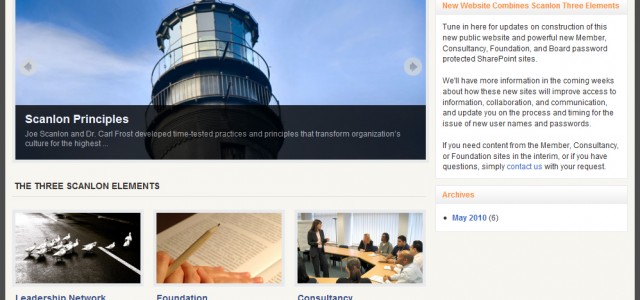 The Scanlon Leadership Network needed to consolidate websites and create an easy-to-manage public website along with member, consultancy, foundation, and board Intranet areas controlled by...