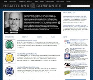Heartland Companies WordPress Website Refreshes Branding and Enables In-House Edits 24/7 Via Any Internet Browser