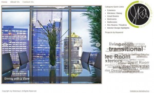 Joy Robichaud interior design portfolio WordPress website